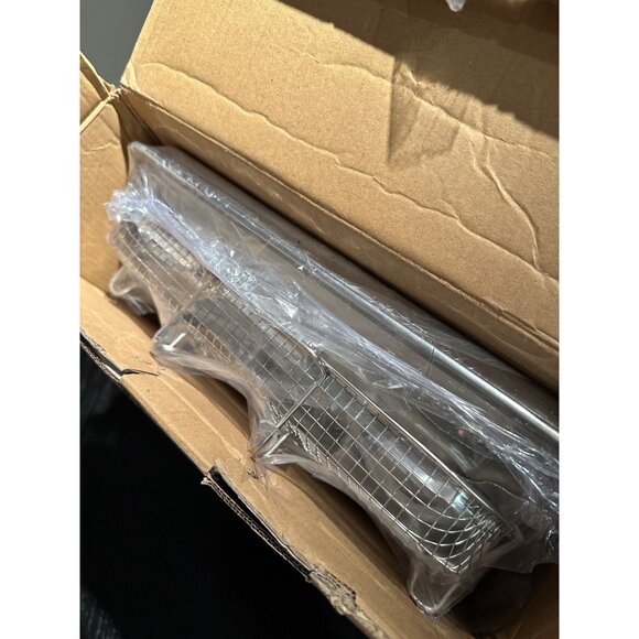 6-Piece Stainless Steel Oven Air Fryer Basket & Tray Set - 3 Sizes NIB - Picture 8 of 10